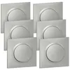 Image de Legrand - Lot de 6 interrupteurs va et vient complet - Dooxie - alu