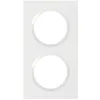 Image de Legrand - Plaque de finition 2 postes - Dooxie - blanc