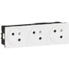 Image de Prise de courant surface 2P+T MOSAIC raccordement latéral 6 modules - LEGRAND - 077143L
