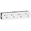 Image de Quadruple prise 2P+T Mosaic Link surface - 45° - Blanc