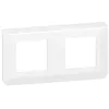 Image de Plaque de finition Blanc MOSAIC 2x2 modules horizontale - LEGRAND - 078804L
