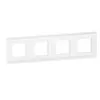 Image de Plaque de finition Blanc MOSAIC 4x2 modules horizontale - LEGRAND -