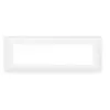 Image de Plaque de finition MOSAIC blanc pour 8 modules - LEGRAND - 078818L
