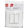 Image de Legrand - Double interrupteur va et vient 10A complet - Mosaic - blanc