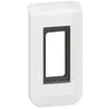Image de Legrand - Plaque de finition + support pour 1 module - Mosaic - blanc