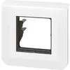 Image de Legrand - Plaque de finition avec support (griffes) pour 2 modules - Mosaic - blanc