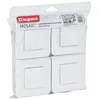 Image de Lot de 4 interrupteurs va et vient 10A complet - Mosaic - blanc - Legrand