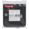 Image de Legrand - Plaque de finition avec support (vis) 2 modules - Mosaic - noir