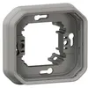 Image de Support plaque étanche PLEXO encastré 1 poste gris - LEGRAND - 069681L