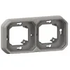 Image de Support plaque étanche PLEXO encastré 2 postes - LEGRAND - 069683L