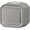 Image de Legrand LEGR Prise de courant SCHUKO, Bouton + interrupteur, Gris