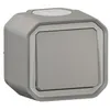 Image de Legrand - Poussoir simple étanche Plexo 10A Gris