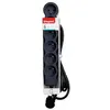 Image de Rallonge multiprise extra-plate LEGRAND 6 prises 2P+T 3 m 16A noir