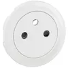 Image de Enjoliveur CELIANE prise 2P+T surface blanc - LEGRAND - CB0111