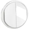 Image de Enjoliveur CELIANE double interrupteur blanc - LEGRAND - CB2001