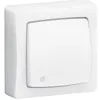 Image de Legrand - Interrupteur va-et-vient lumineux en saillie 2 modules 230V - Blanc