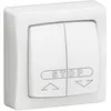 Image de Double poussoir en saillie pour volets roulants - LEGRAND - 086010L