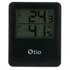 Image de Thermomètre / hygromètre intérieur noir Otio 936054