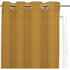 Image de Voile à oeillets en coton 135x250 cm cm PANAMA jaune, par Soleil d'Ocre