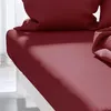 Image de Drap housse uni 140x190 cm ZZZ rouge