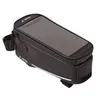 Image de Sacoche velo cadre zefal z console pack t2 noir sur tube horizontal porte smartphone (1.3l