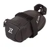 Image de Sacoche selle zefal iron pack 2 s-ds noir 0.5l fixation velcro sur rail et tige selle