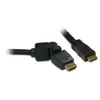 Image de Câble HDMI mini HDMI METRONIC 419305 avec Ethernet 1,5m Noir