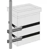 Image de Metronic 450895 Fixation cerclage double zingué blanc pour mât diam. 25-50 mm