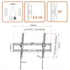 Image de Metronic - Kit de montage - pour Écran LCD - noir - Taille d'écran : 55"-70" - Interface de montage : 600 x 400 mm - montable sur mur