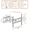 Image de Metronic - Support - pour Écran LCD - Taille d'écran : 55"-70" - Interface de montage : 600 x 400 mm - montable sur mur