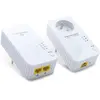 Image de Metronic Presa WiFi Powerline con Porte Ethernet (600 Mbit/s), CPL, Blanc
