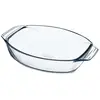 Image de Pyrex 412B000 Plaque de cuisson 4 L Plat ovale en verre, Plat à gratin, Transparent