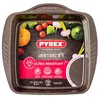 Image de Plat à four carré Asimetria 24 x 24 cm - Pyrex - Marron - Métal