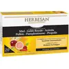 Image de Herbesan Miel + Gelée royale + Acérola + Pollen + Pamplemousse + Propolis x 20 + 10 offertes