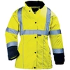 Image de Parka femme AIRPORT LADY HIVIZ 3M Scotchlite jaune fluo/marine TM COVERGUARD 7AILYM