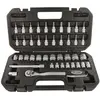 Image de VAR, Clé à douille + douilles, Jeu de clés à douille et d'embouts professionnel 42 pièces DV-11900 (10 mm, 11 mm, 12 mm, 13 mm, 14 mm, 15 mm, 16 mm, 17 mm, 18 mm, 19 mm, 20 mm, 21 mm, 22 mm, 23 mm, 24 mm, 3 mm, 4 mm, 5 mm, 6 mm, 7 mm, 8 mm, 9 mm)