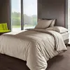 Image de Housse de couette percale Méline 2 LABELISSIM - Lin - 140 x 200 cm
