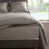Image de Housse de couette Cendre en percale de coton 80 fils 240x220 cm