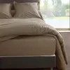 Image de Drap housse percale Méline 2 LABELISSIM - Loutre - 90 x 190 cm