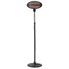 Image de Chauffage électrique Fano - 2000 W - Sur pied - 3 positions de chauffe - L 60 x P 60 x H 210 cm - Noir