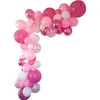 Image de Décoration avec guirlande organique et ballon rose fuchsia (x1) REF/50257