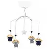 Image de Mobile Musical Lapin Nid d'Ange Bleu marine et Mariniere