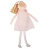 Image de Poupée en Robe 30Cm - Coton Bio Rose Poudré Trousselier