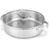 Image de Beka BEKA CICLA poêle grande capacité avec 2 poignées et couvercle 28cm, Poêle + casserole, Argent