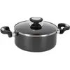Image de Beka BEKA PRO INDUC Kochtopf mit keramische Antihaftbeschichtung & Glasdeckel 20cm, Poêle + casserole, Noir