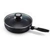 Image de Sauteuse avec couvercle Pro induc 24 cm - Beka - Noir - Aluminium