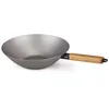 Image de Poêle wok Nomad 24 cm en acier carbone - Beka - Gris - Acier