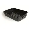 Image de Beka - 14721364 - Kitchen Roc - Plat à four rectangulaire en émail - Noir - 36 cm