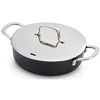 Image de Sauteuse avec 2 anses et son couvercle Maestro 24 cm - Beka - Noir - Aluminium