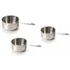Image de Série de 3 casseroles Maestro 16-18-20 cm - Beka - Argent - Inox